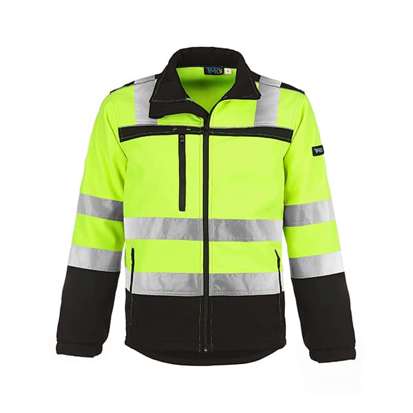Softshelljacke gelb oder orange