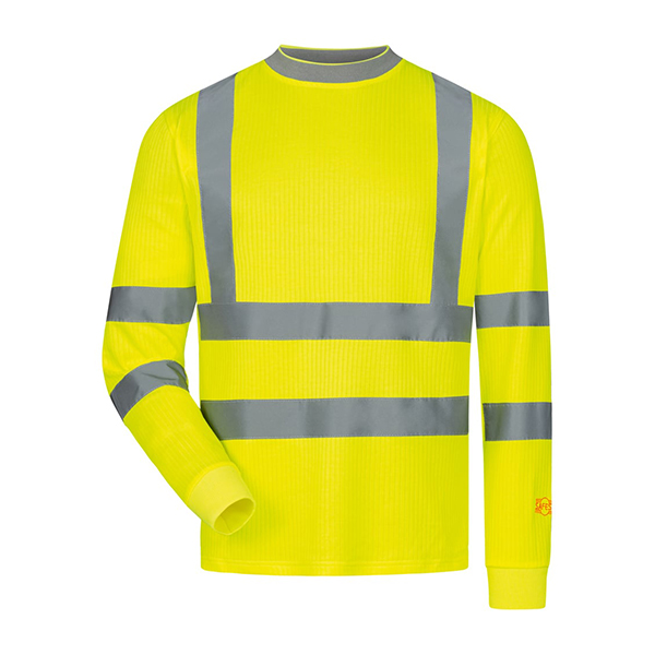 T-Shirt gelb langärmelig